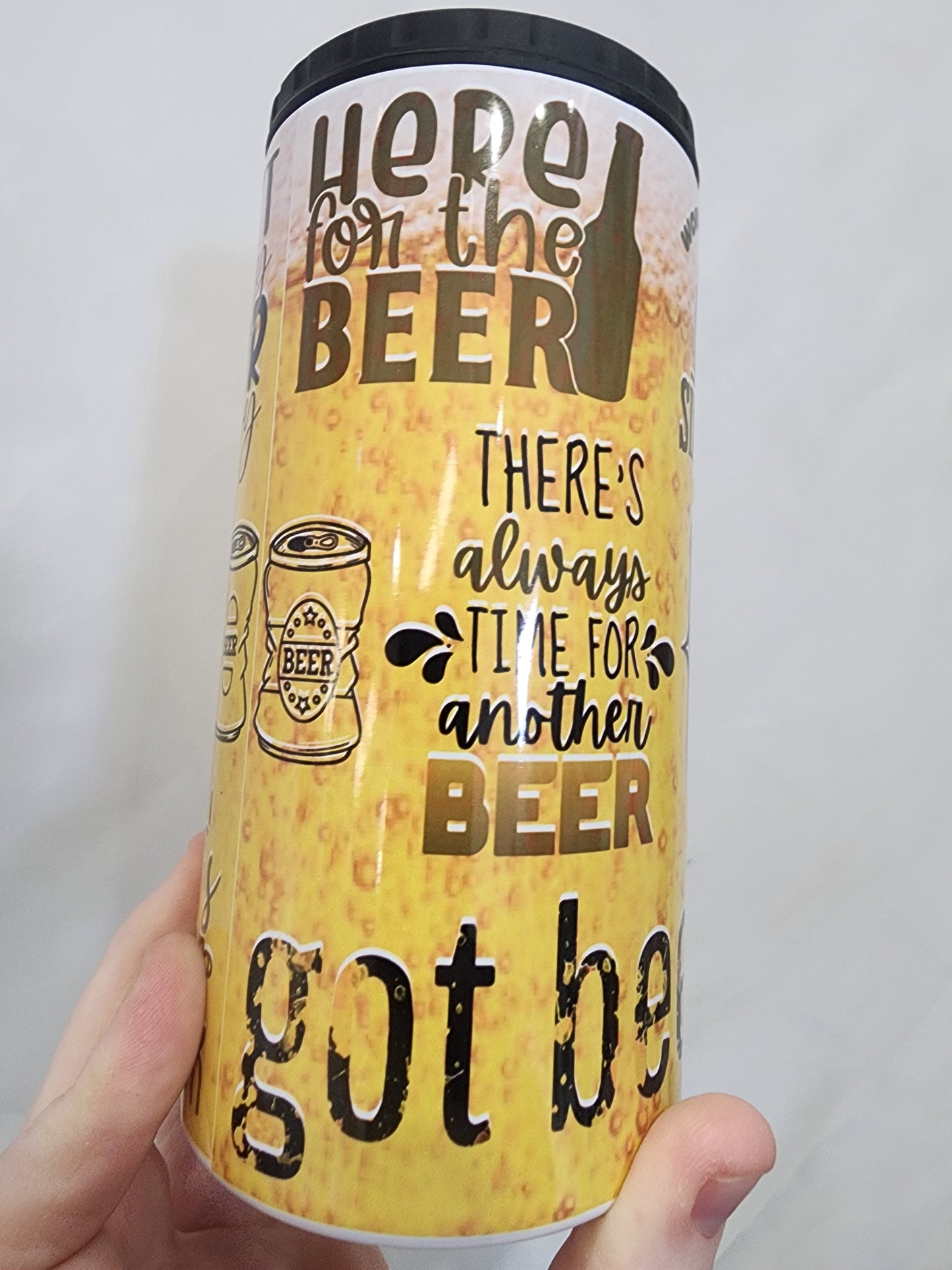 Beer Tester 4in1 Can Cooler Tumbler