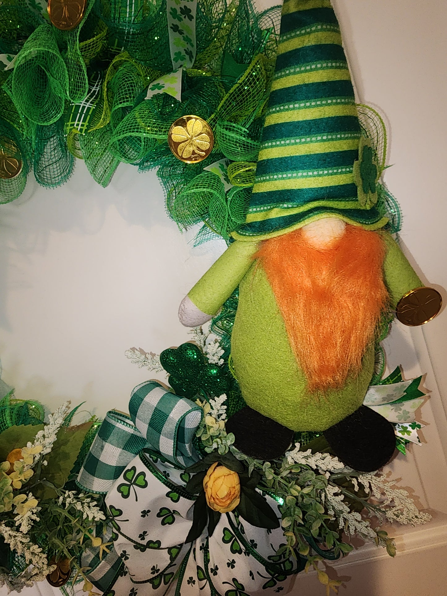 St. Patrick's Day Gnome Wreath