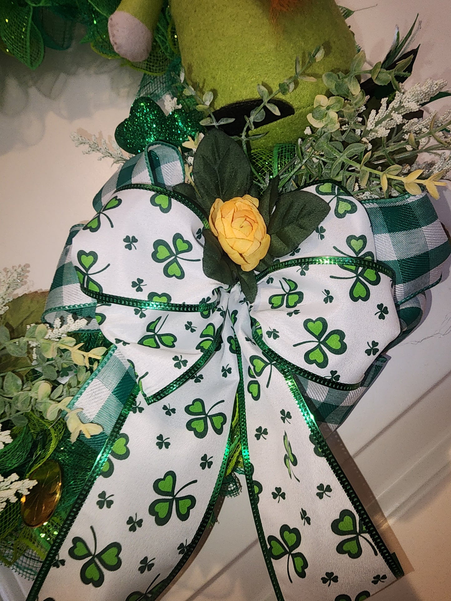 St. Patrick's Day Gnome Wreath