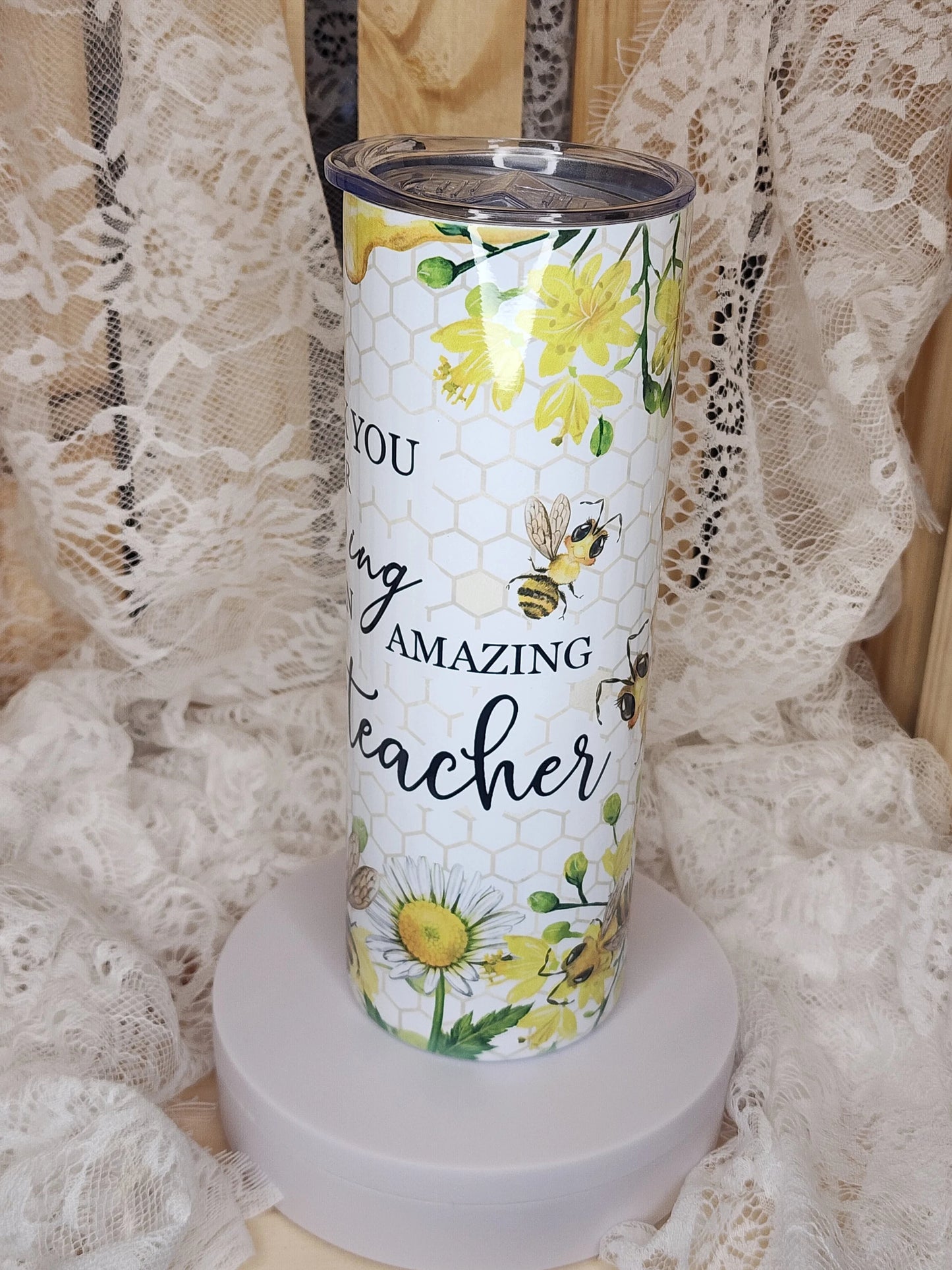 Teacher Bee Tumbler 20oz