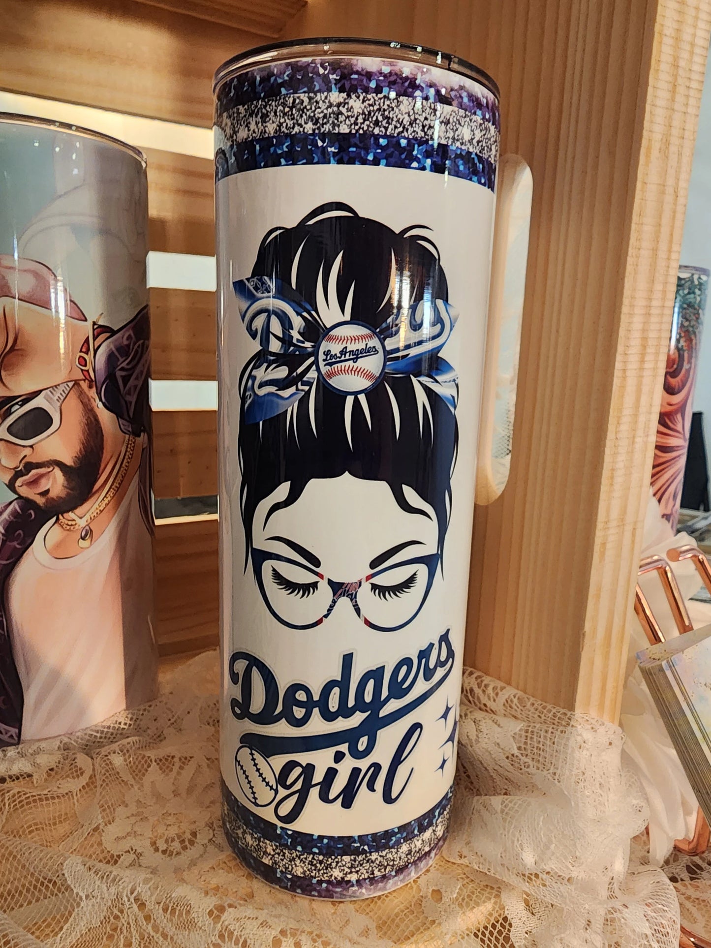 Dodgers Girl Tumbler 20oz