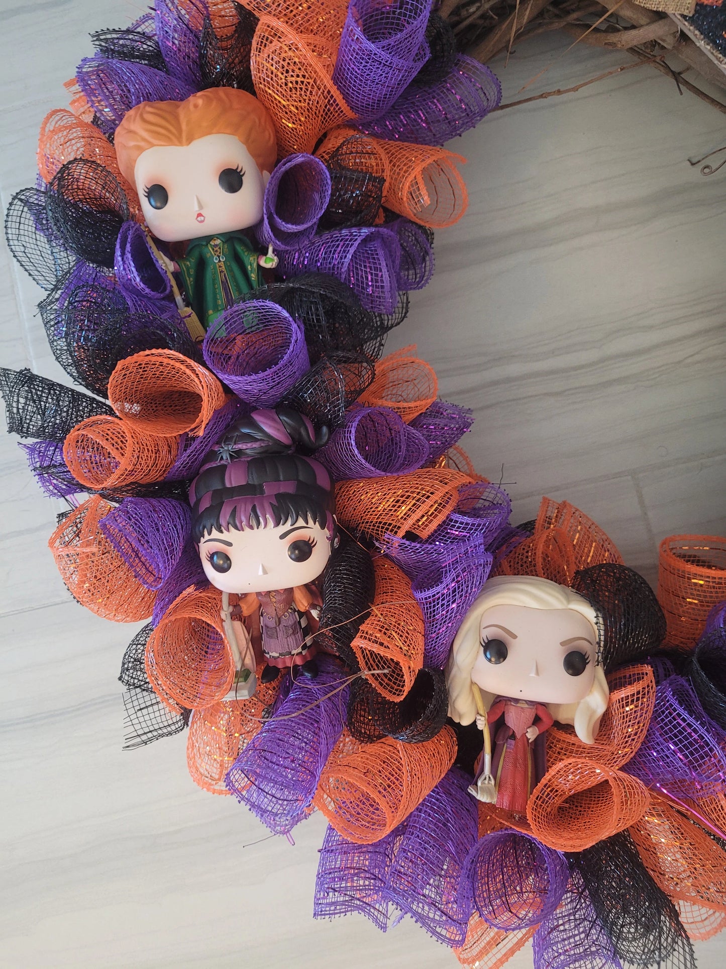 Halloween Witches Grapevine Wreath