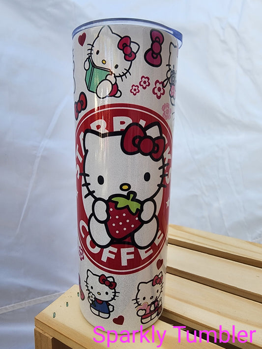 HK Kitty Strawberry Tumbler 20oz