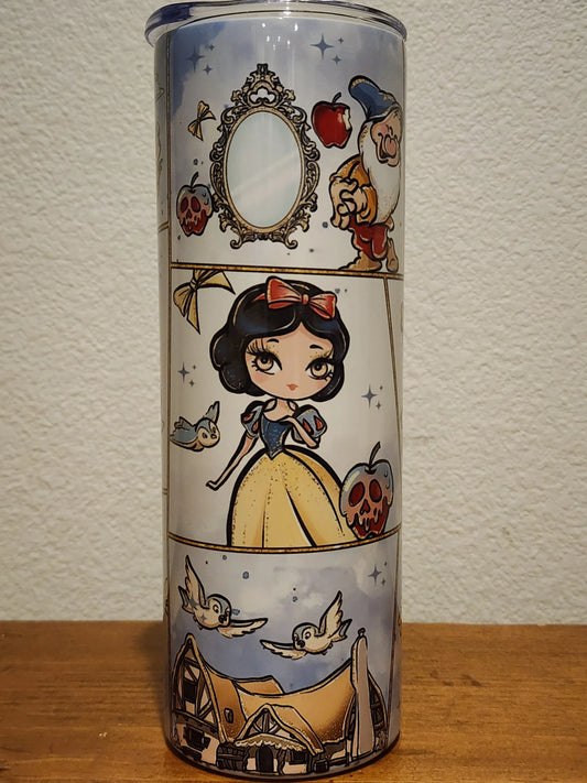 Snow White Tumbler 20oz