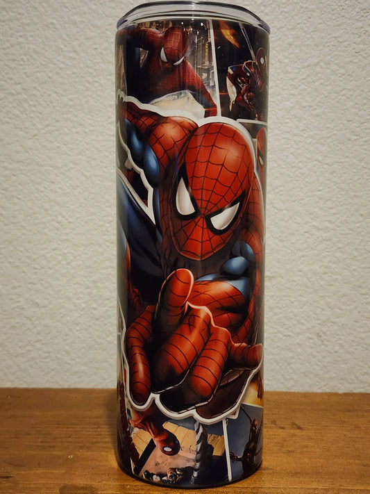 Spiderman Comic Tumbler 20oz