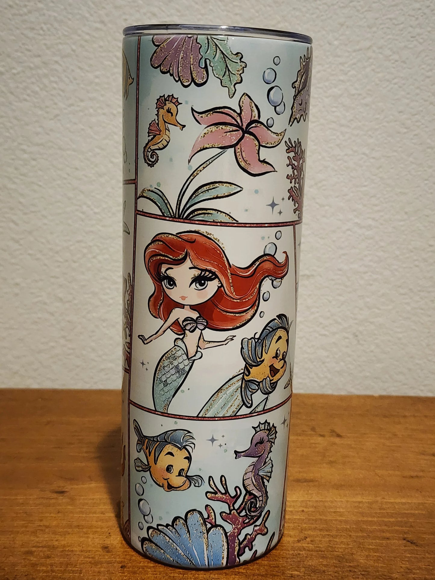 Little Mermaid Collage Tumbler 20oz