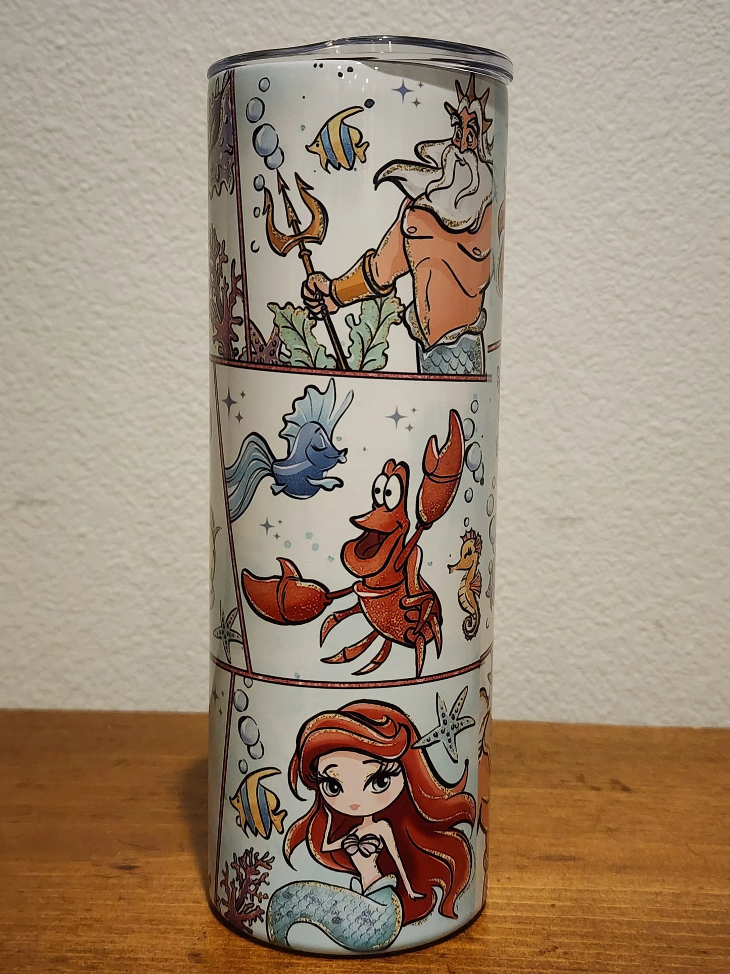 Little Mermaid Collage Tumbler 20oz