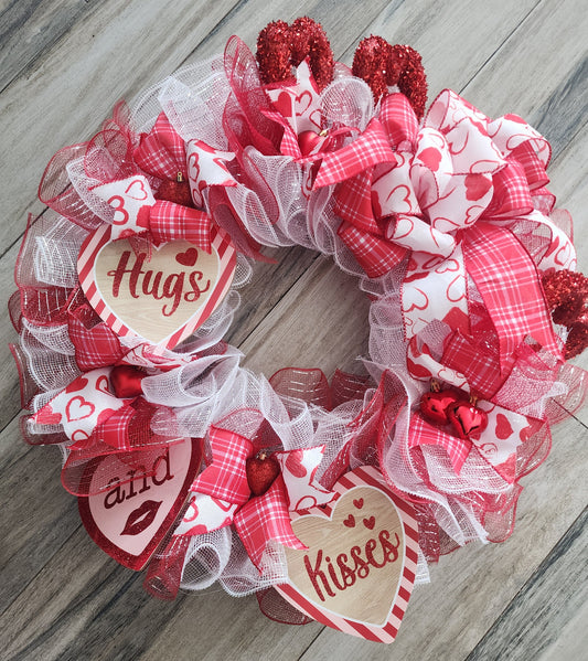 Valentine Hearts Wreath