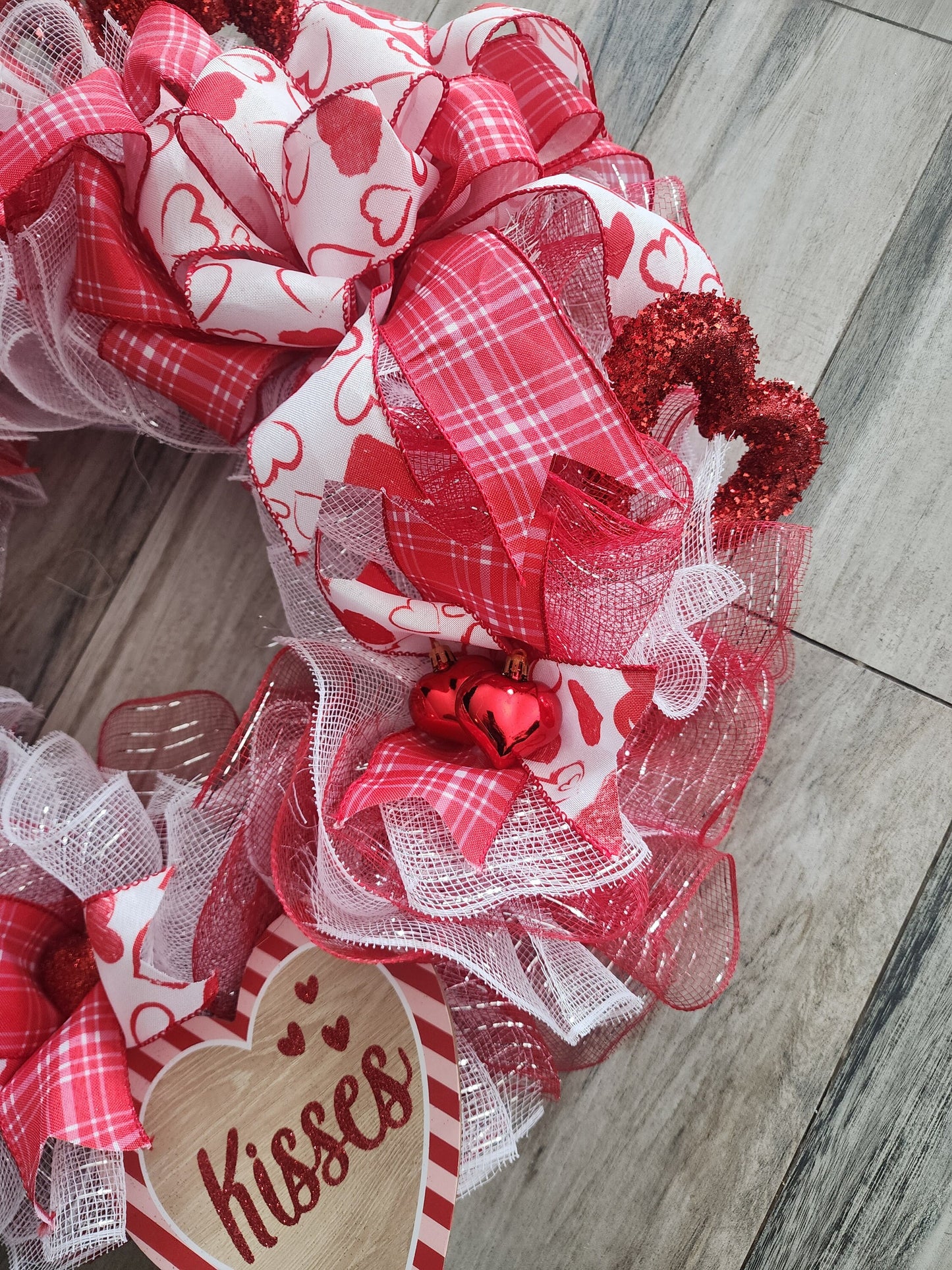 Valentine Hearts Wreath