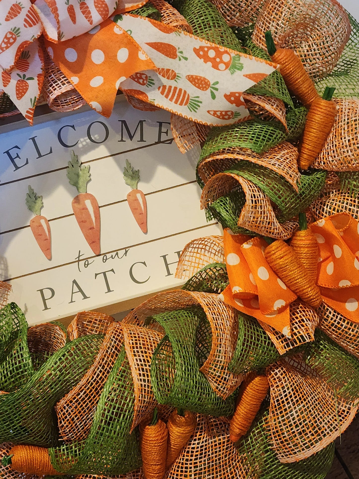 Easter Carrot Wreath