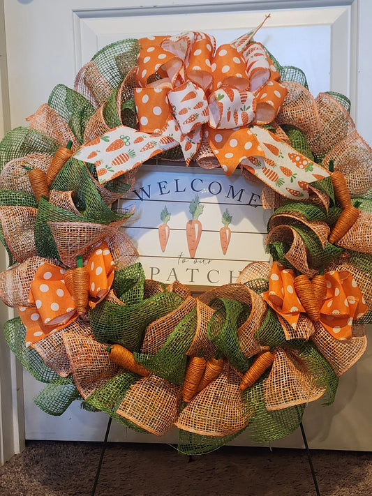 Easter Carrot Wreath