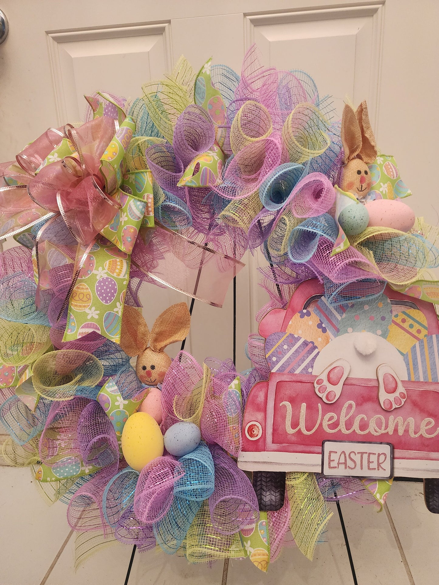 Colorful Easter Wreath