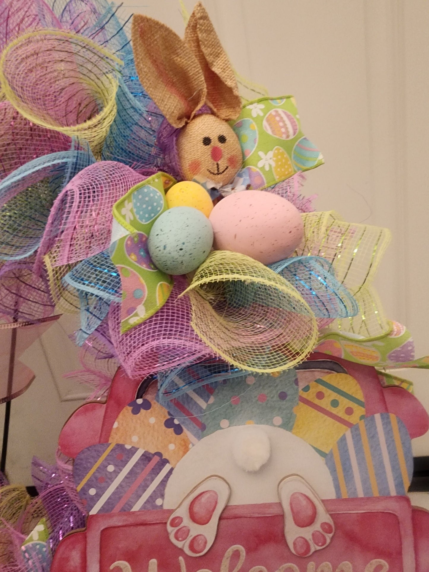 Colorful Easter Wreath