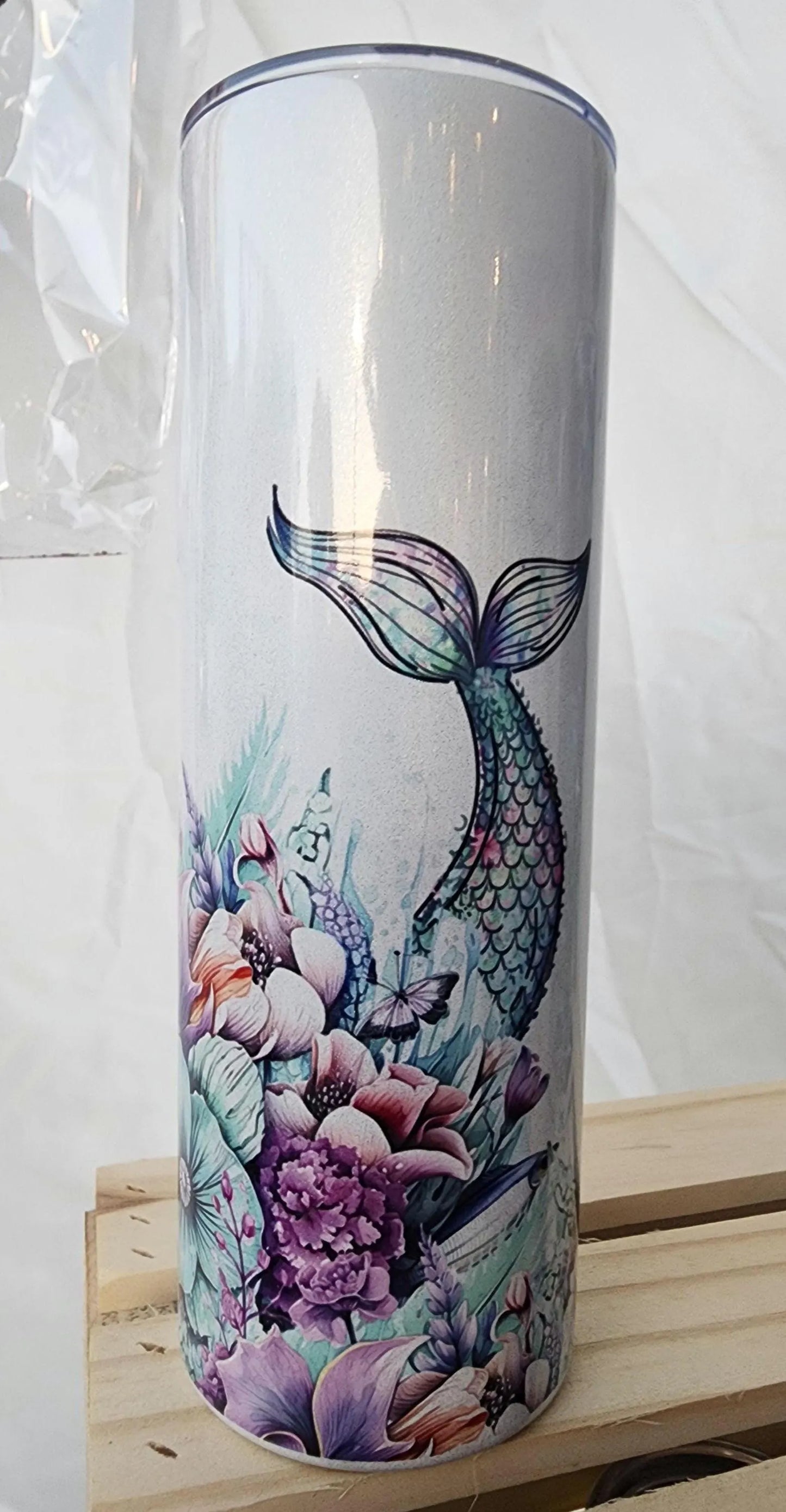 Mermaid Sparkly Tumbler, 20oz