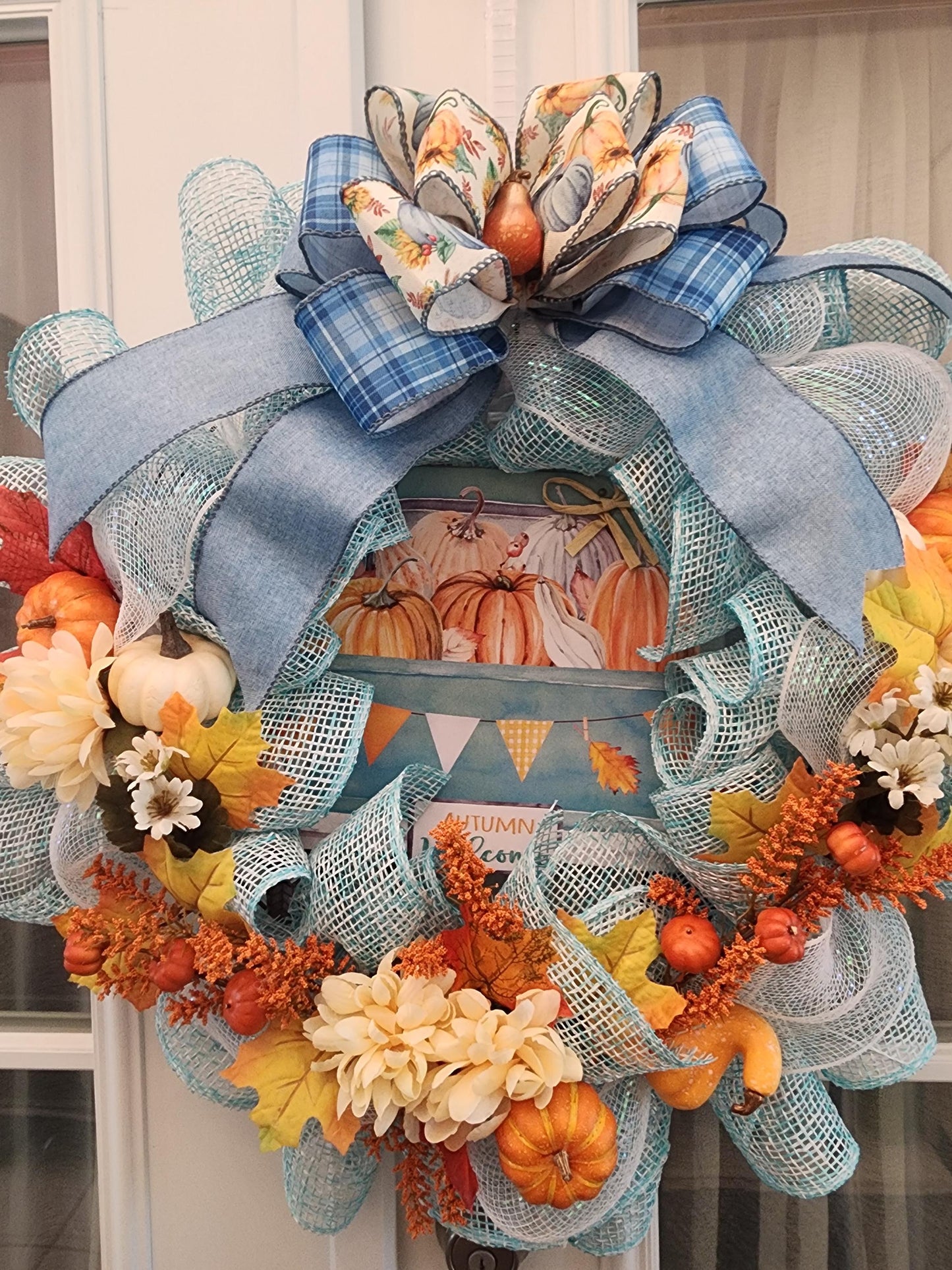 Fall Pumpkin Wreath