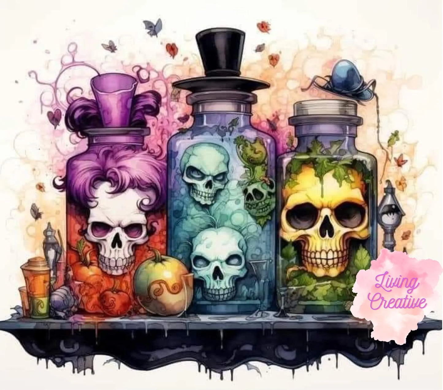 Skull Science Lab *20oz Tumbler Digital Image*