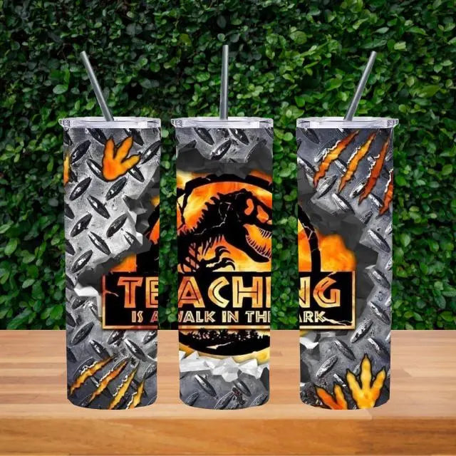 Jurassic Teaching *20oz Tumbler Digital Image*