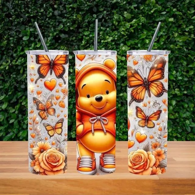 Winnie the Pooh Butterflies *20oz Tumbler Digital Image*