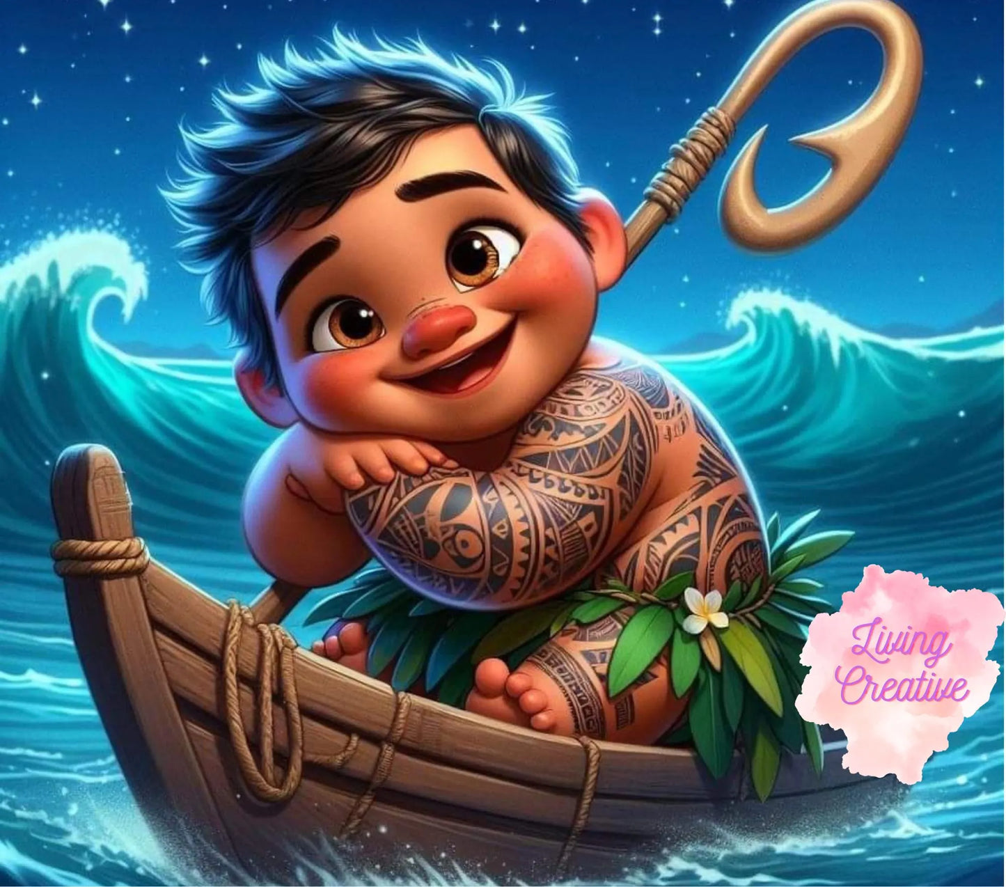 Baby Hawaiian Boy *20oz Tumbler Digital Image*