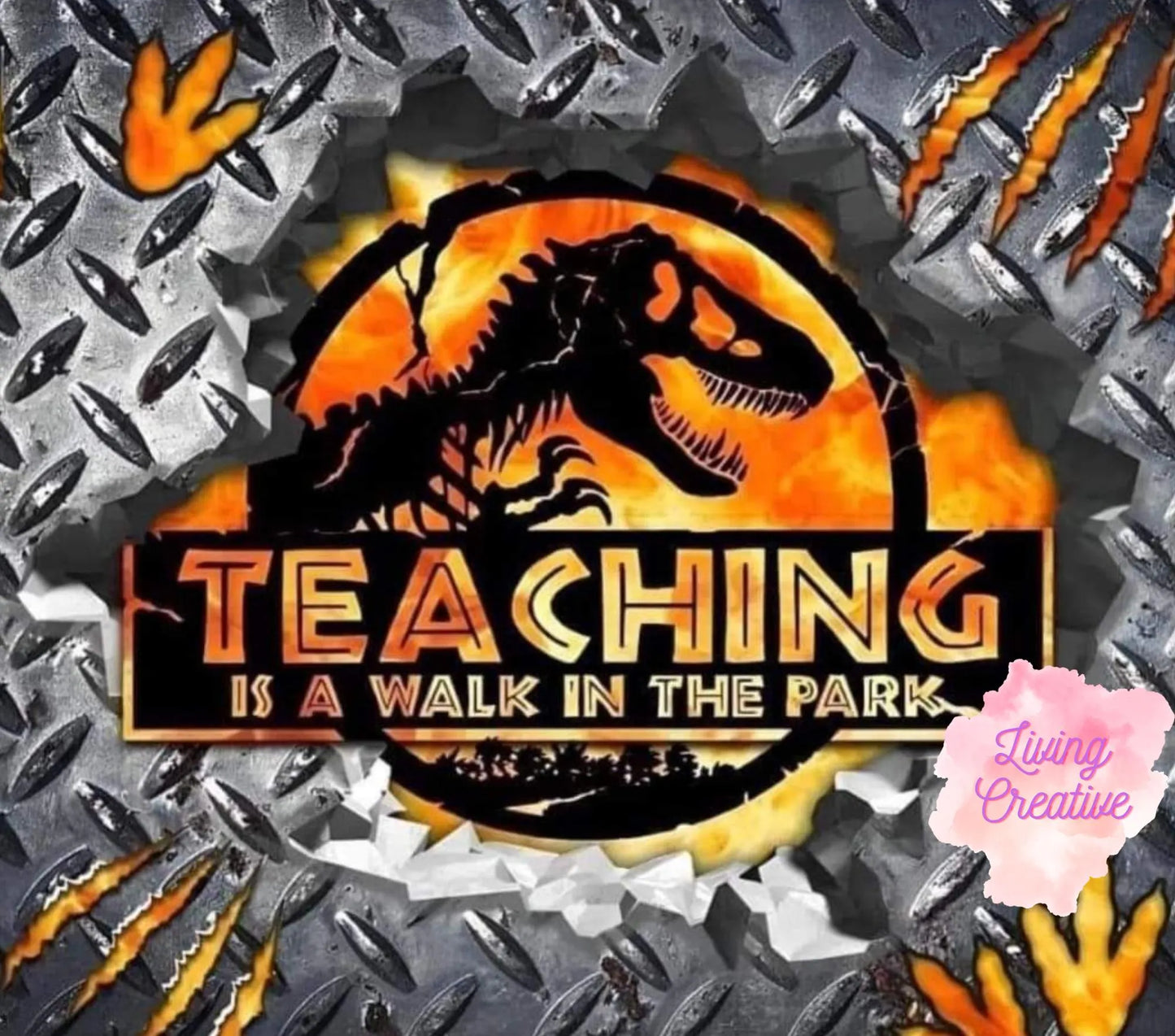 Jurassic Teaching *20oz Tumbler Digital Image*