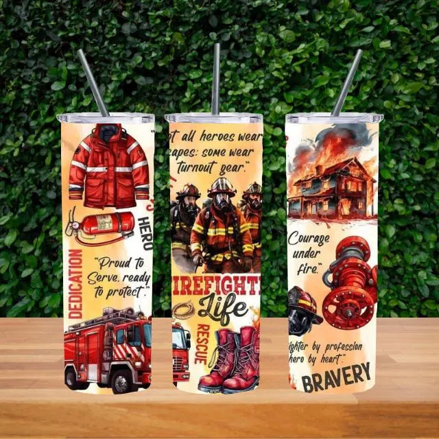 Firefighter Strong *20oz Tumbler Digital Image*