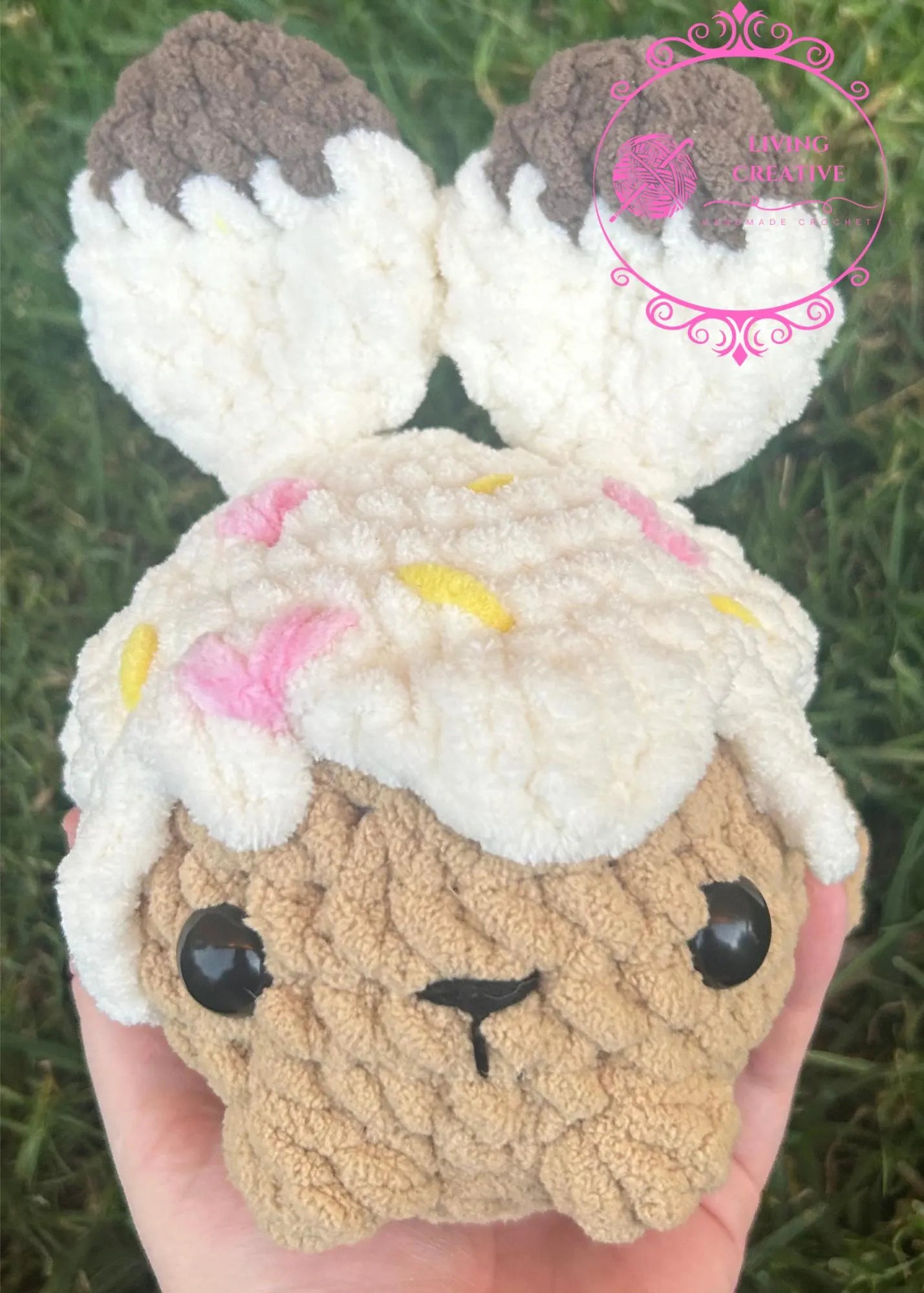 Crochet Frosted Sweet Bunny