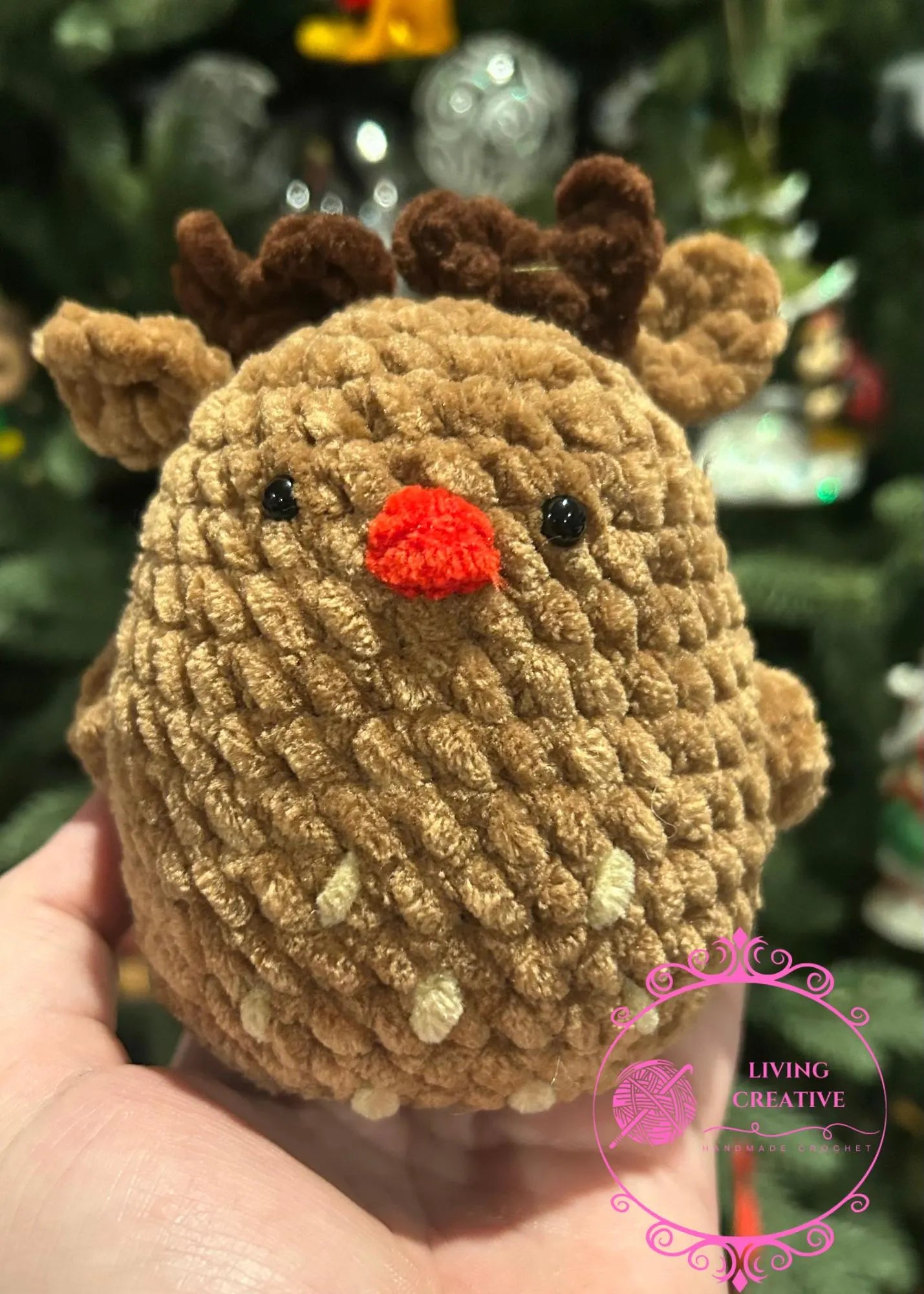 Crochet Potato Reindeer