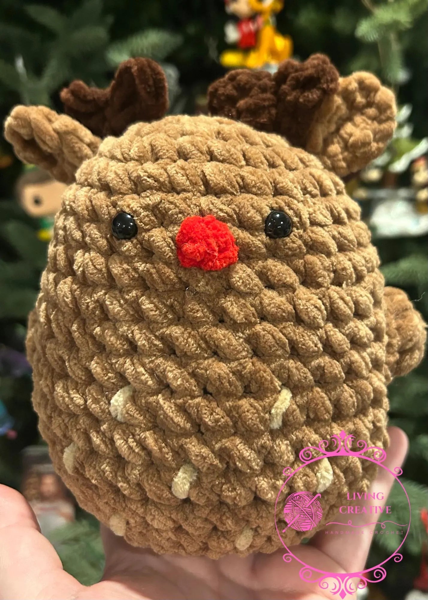 Crochet Potato Reindeer