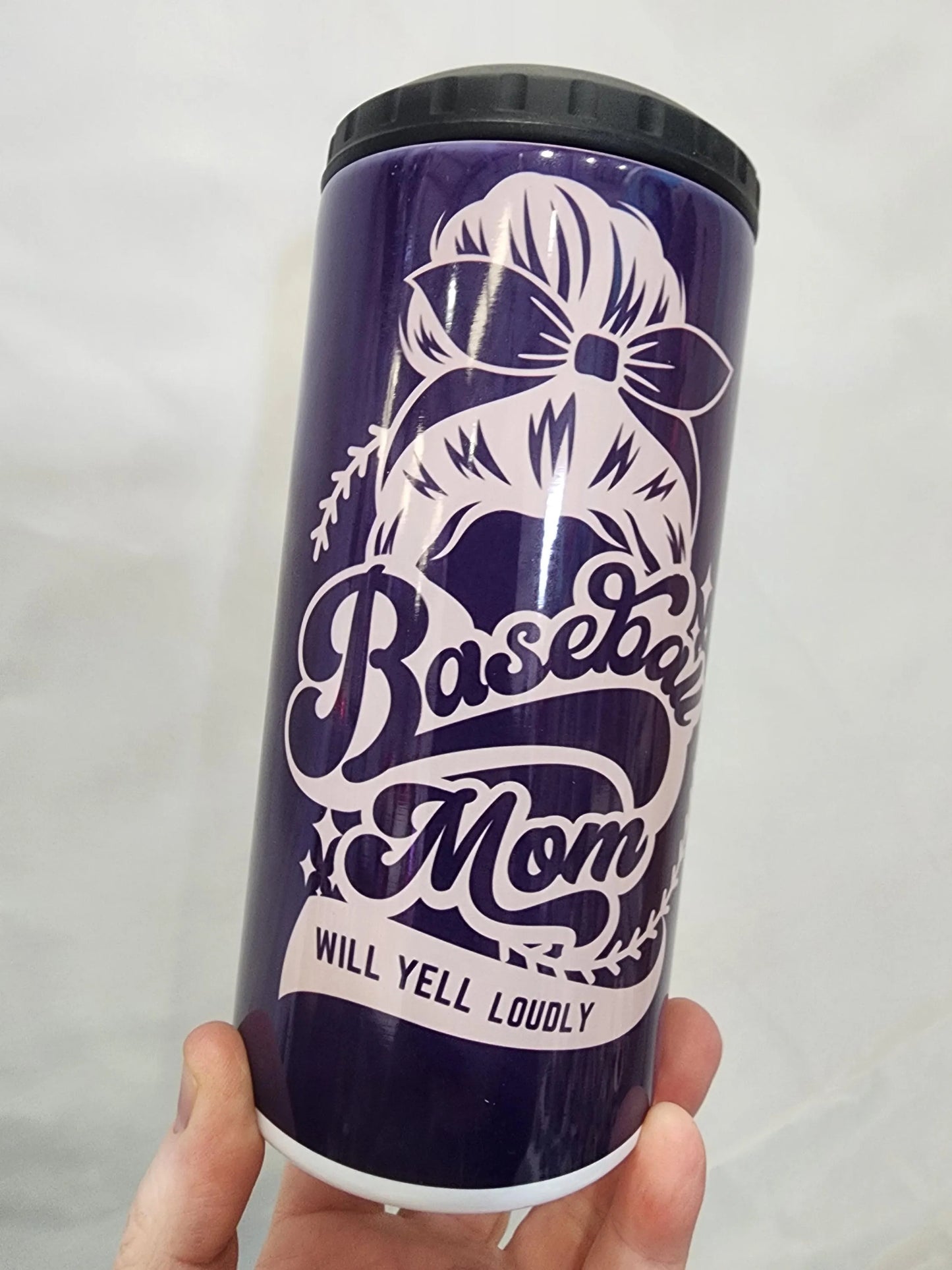 Baseball Mom 4in1 Can Cooler Tumbler