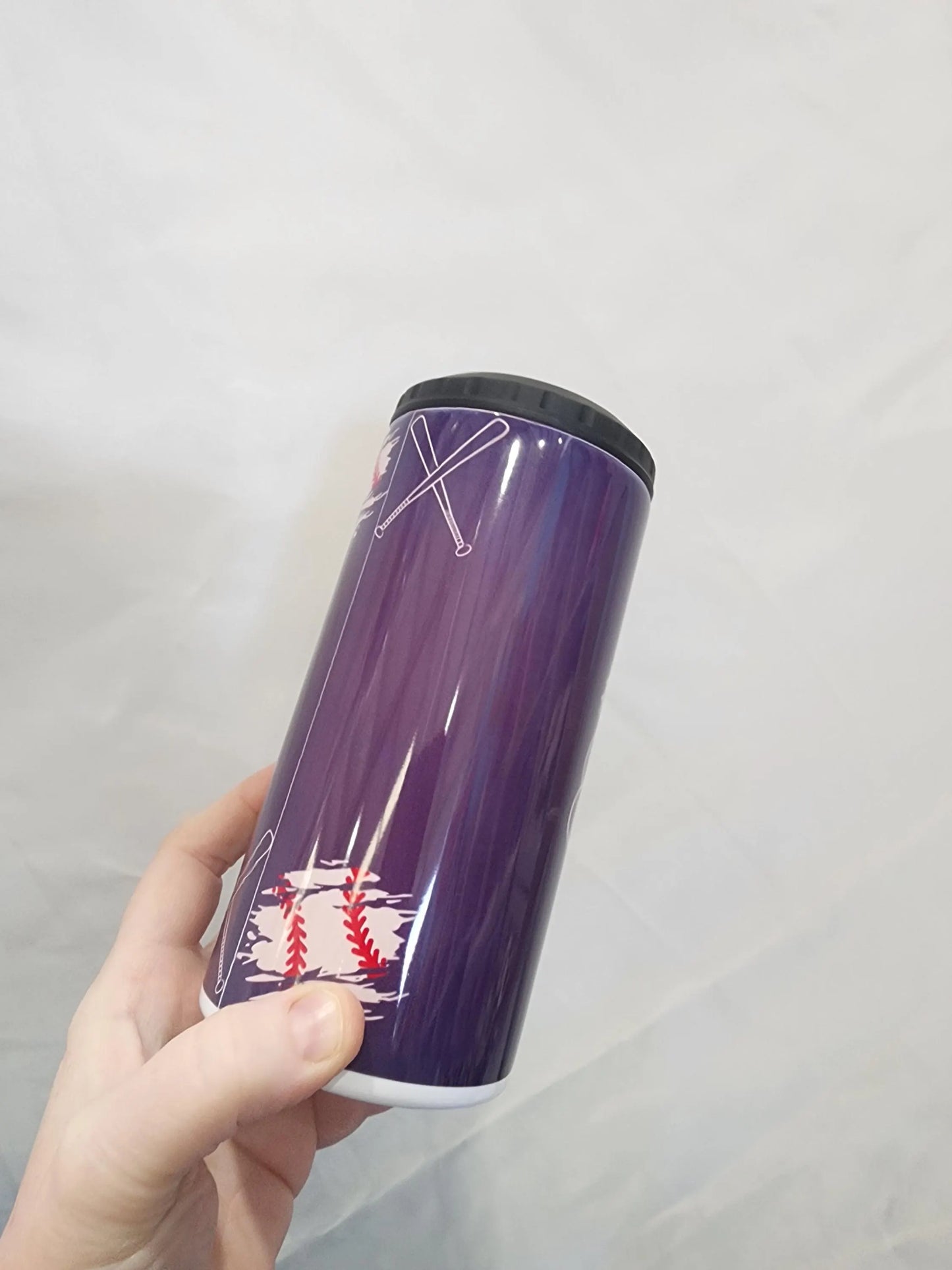 Baseball Mom 4in1 Can Cooler Tumbler