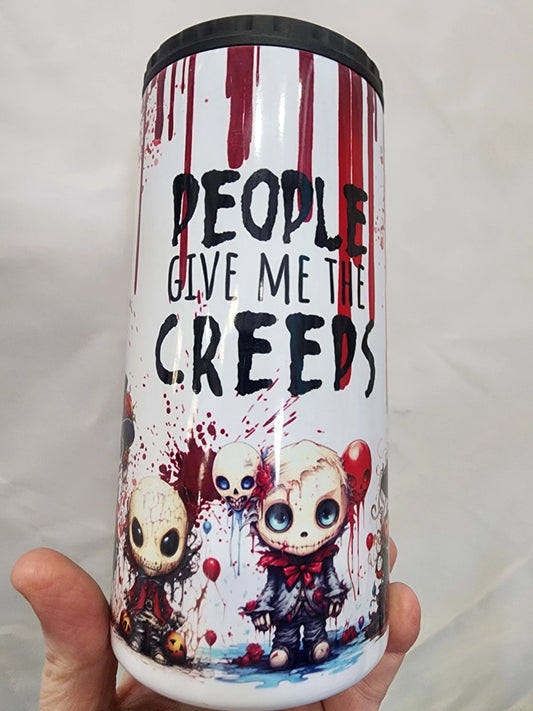 Creepy People 4in1 Can Cooler Tumbler