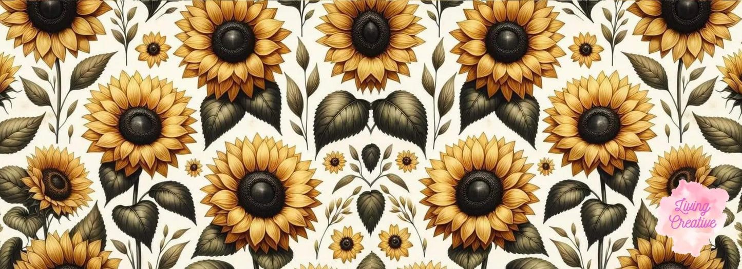 Sunflowers *10oz LowBall Tumbler* Digital Image