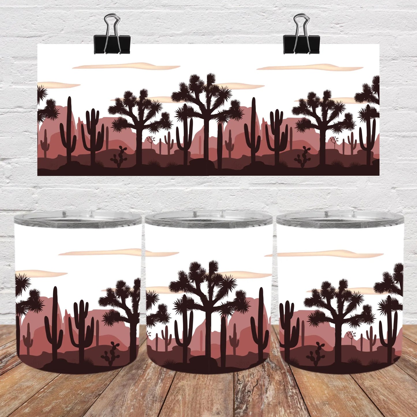 Western Desert Sky *10oz LowBall Tumbler* Digital Image